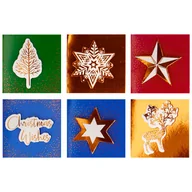 Ozdoby bożonarodzeniowe - Karnety samoprzylepne do prezentów 12 szt. - miniaturka - grafika 1