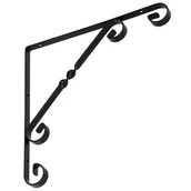 Zawiasy, okucia i inne akcesoria - Wspornik ornamentowy WO 250 czarny VELANO - miniaturka - grafika 1