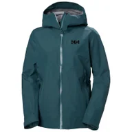 Kurtki i kamizelki sportowe damskie - Helly Hansen Blaze 3L, kurtka hard shell, damskie, ciemnozielony - miniaturka - grafika 1