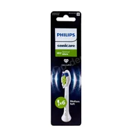 Końcówki do szczoteczek elektrycznych - PHILIPS Sonicare Optimal White W2 HX6066/87 Końcówki do szczoteczki sonicznej Philips 6 sztuk - miniaturka - grafika 1