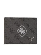 Portfele - Guess Duży Portfel Męski SMMACT LEA24 Szary - miniaturka - grafika 1