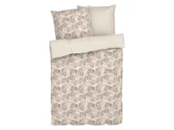 Pościel - LIVARNO home Pościel satynowa z bawełny, 220 x 200 cm (Kwiaty/ biały) - miniaturka - grafika 1