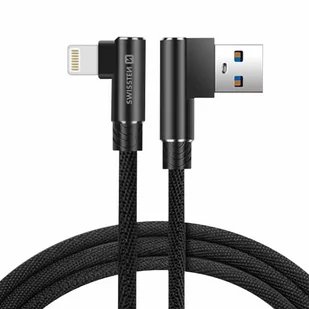 SWISSTEN Czarny Kabel USB - Lightning 1,2M do iPhone Arcade - Złącza, przejściówki, adaptery - miniaturka - grafika 2