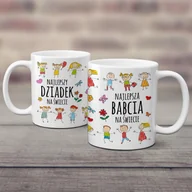Kubki - Zestaw kubków - Najlepsza Babcia na świecie i Najlepszy Dziadek na świecie - miniaturka - grafika 1