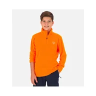Pozostała odzież narciarska - Polarek narciarska dla dzieci Rossignol Boy 1/2 Zip Fleece mango - miniaturka - grafika 1