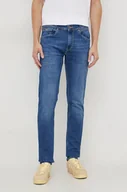 Spodnie męskie - Pepe Jeans jeansy męskie kolor niebieski - miniaturka - grafika 1