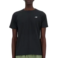 Koszulki męskie - Koszulka New Balance MT41080BK - czarne - miniaturka - grafika 1