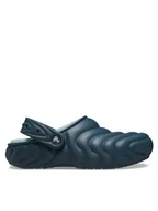 Klapki i japonki męskie - Crocs Klapki Classic Lined Overpuff Clog 210059 Niebieski - miniaturka - grafika 1