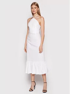 Sukienki - Glamorous Sukienka letnia AC3567 Biały Regular Fit - grafika 1