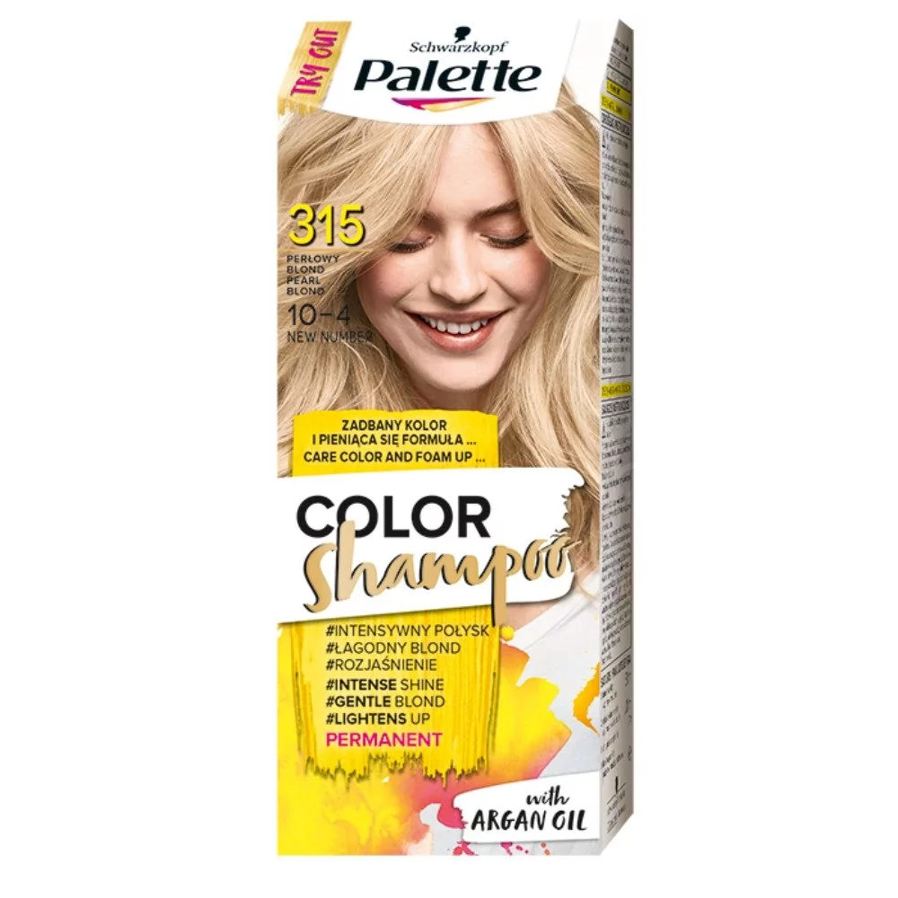 Schwarzkopf Palette Color Shampoo 315 Perłowy blond