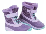 Śniegowce damskie - Cleve Śniegowce dziewczęce fioletowe 36 - miniaturka - grafika 1