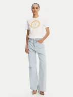 Koszulki i topy damskie - Just Cavalli T-Shirt 78PAHE13 Biały Regular Fit - miniaturka - grafika 1