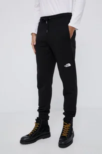 The North Face Spodnie bawełniane męskie kolor czarny gładkie - Spodnie męskie - miniaturka - grafika 1
