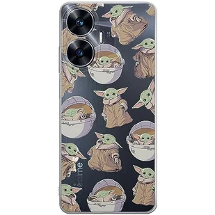 ERT GROUP etui na telefon Realme C55, case oryginalny i oficjalnie licencjonowany przez Star Wars, wzór Baby Yoda 028, optymalnie dopasowane, plecki z TPU częściowo przeźroczyste - Etui i futerały do telefonów - miniaturka - grafika 1