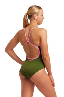 FUNKITA Strój kąpielowy damski jednoczęściowy SINGLE STRAP ONE PIECE glam camo - Stroje kąpielowe - miniaturka - grafika 4