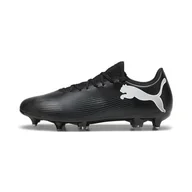 Piłka nożna - PUMA Męskie buty piłkarskie Future 7 Play Mxsg, Czarna puma, biała puma, 40.5 EU - miniaturka - grafika 1