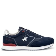 Półbuty męskie - Sneakersy Beverly Hills Polo Club MP07-01433-25 Granatowy - miniaturka - grafika 1