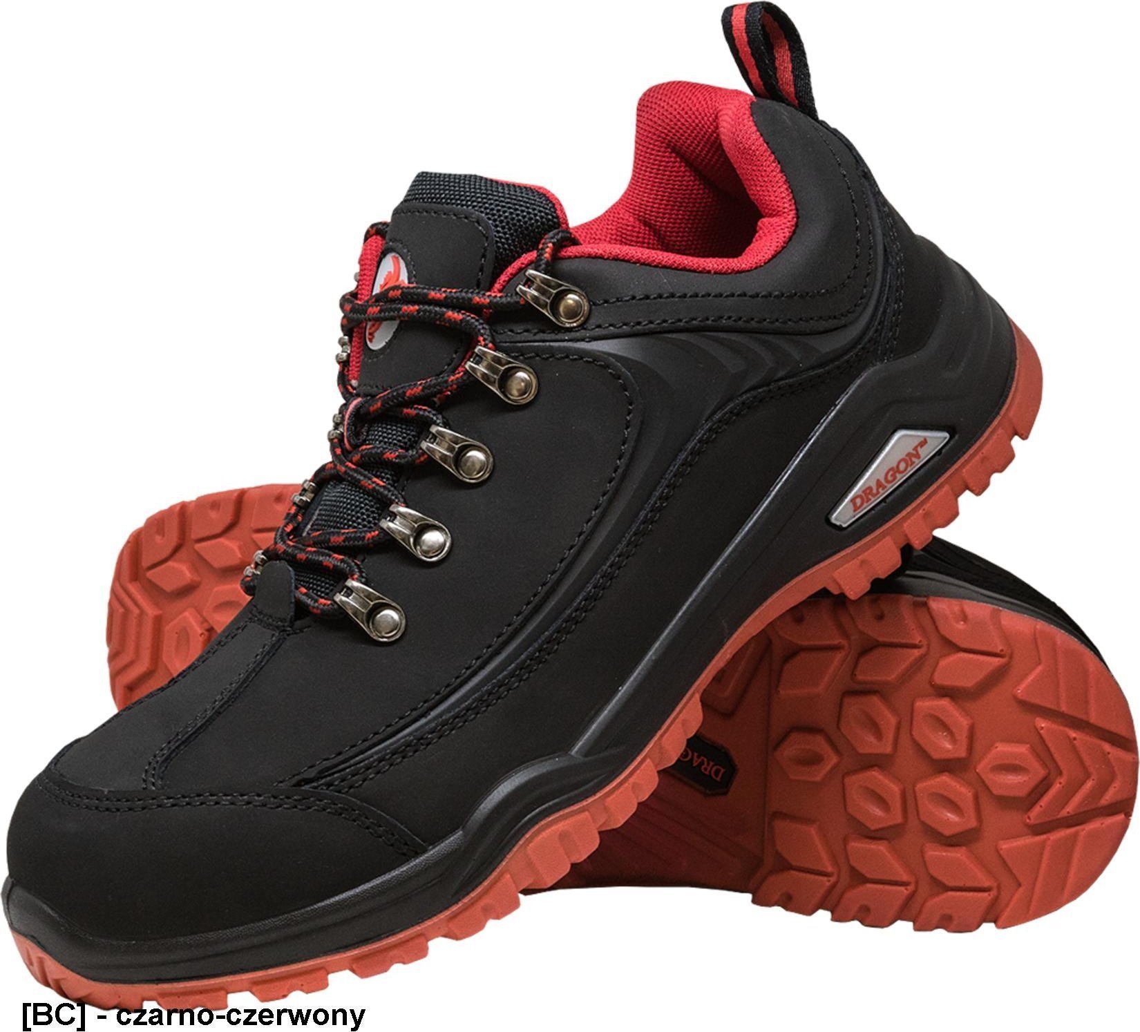 R.E.I.S. BRNECKER SB FO SRA - buty bezpieczne, skóra nubuck, podnosek, podeszwa olejo i benzynoodporna antypoślizgowa 45
