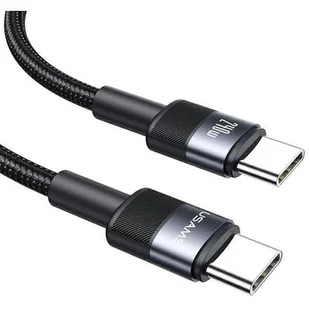 Kabel USB-C - USB-C USAMS SJ727 240W 1.2 m Czarny - Kable USB - miniaturka - grafika 1