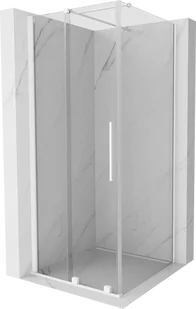 Mexen Velar kabina prysznicowa rozsuwana 120x120 cm, transparent, biała - 871-120-120-01-20 - Kabiny prysznicowe - miniaturka - grafika 1
