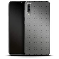 Etui i futerały do telefonów - Smartfon silikonowe etui na telefon Dot Grid grey Samsung Galaxy A50 - miniaturka - grafika 1