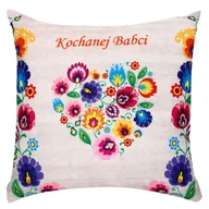 Poduszki dekoracyjne - Folk poduszka dla Babci - wzór łowicki - miniaturka - grafika 1