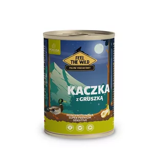 POKUSA Kaczka z Gruszką 400g Feel The Wild-monoproteinowa 78% mięsa - Mokra karma dla psów - miniaturka - grafika 1
