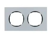 Klawisze i ramki - Berker Ramka potrójna podwójna R.8 - aluminium, montaż płaski - miniaturka - grafika 1
