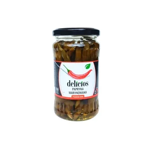 Papryka marynowana "Delicios" 370ml - Pasztet i przetwory mięsne - miniaturka - grafika 1