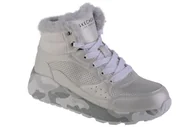 Moda i Uroda OUTLET - Skechers Uno Lite - Camo Dazzle 310485L-SLGY, dla dziewczynki, buty sneakers, Srebrny - miniaturka - grafika 1