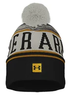 Czapki damskie - Under Armour Czapka "Halftime Pom" w kolorze czarno-szarym - miniaturka - grafika 1