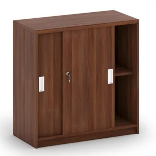 B2B Partner Szafka przesuwna Mirelli A+, 800x400x800 mm, orzech CF F07412, SS-881 - Szafki biurowe - miniaturka - grafika 1