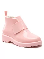 Buty dla dziewczynek - Melissa Trzewiki Mini Melissa Chelsea Boot Inf 32835 Różowy - miniaturka - grafika 1