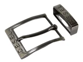 Paski - Klamra Do Paska Męskiego Skórzanego 40 mm Sprzączka DeLuxe Bardzo Mocna Z Metalową Szlufką WZÓR DESEL - miniaturka - grafika 1