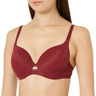 Biustonosze - Triumph Damski biustonosz w kształcie Wild Rose Sensation Wp, bordowy, 75C - miniaturka - grafika 1