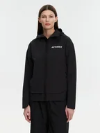 Odzież trekkingowa damska - adidas Kurtka softshell Terrex Multi IX1487 Czarny Regular Fit - miniaturka - grafika 1