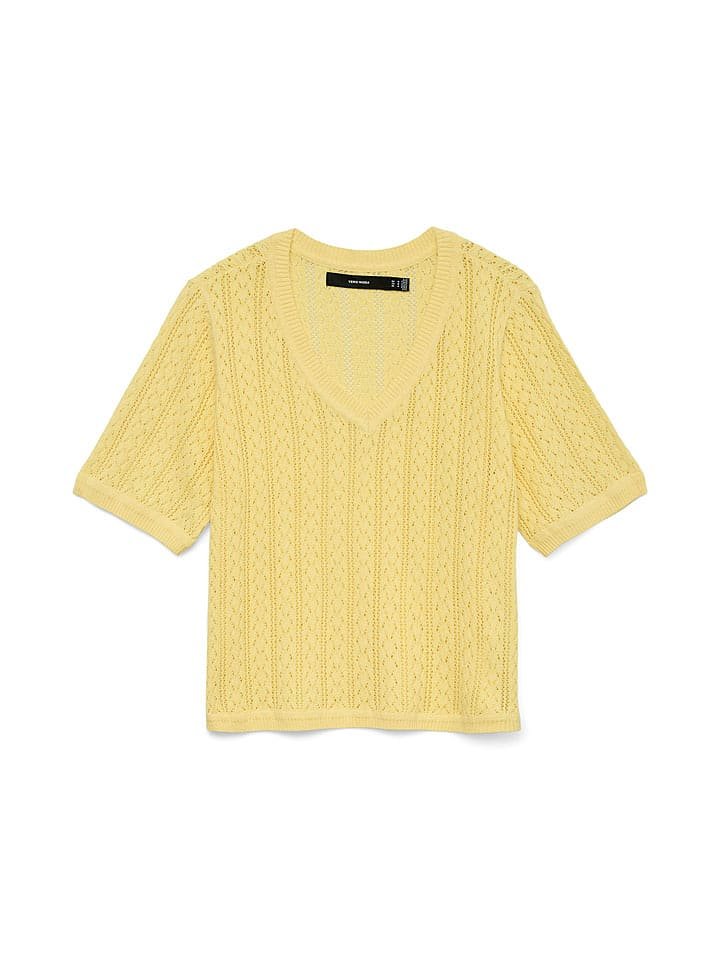 Vero Moda Sweter w kolorze żółtym