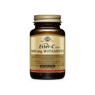 Solgar Ester-C plus 1000 mg witaminy C 30 tabletek - Witaminy i minerały - miniaturka - grafika 1