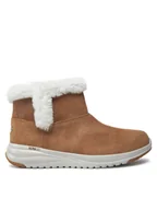 Botki damskie - Skechers Botki On-the-GO Stellar 144775 Brązowy - miniaturka - grafika 1
