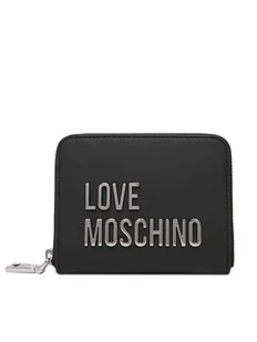 LOVE MOSCHINO Duży Portfel Damski JC5613PP0NKD000B Czarny - Portfele - miniaturka - grafika 1