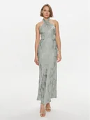 Sukienki - Guess Sukienka wieczorowa Sl Aubree W4GK60 WFDF0 Zielony Regular Fit - miniaturka - grafika 1