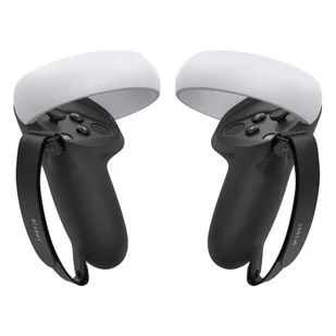 Pokrowiec ochronny na kontrolery z uchwytem Kiwi Design Q1 PRO-2 for Meta Quest 2 Black - Kontrolery gier na PC - miniaturka - grafika 1
