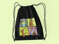 Torby szkolne - WOREK DO SZKOŁY WF/BUTY SCOOBY DOO + IMIĘ - miniaturka - grafika 1