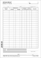 Druki akcydensowe - Wykaz wpłat sołtysa [Pu/K-119] - miniaturka - grafika 1