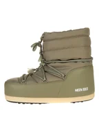 Botki damskie - Moon Boot Botki zimowe "EVX LIGHT LOW NYLON" w kolorze khaki - miniaturka - grafika 1