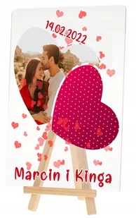 RAMKA SZTALUGA PREZENT WALENTYNKI PARA KOBIET Y4 - Ramki na zdjęcia - miniaturka - grafika 1