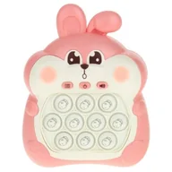 Zabawki zręcznościowe - Urządzenie sensoryczne RICHTOYS Pop It Królik Różowy - miniaturka - grafika 1