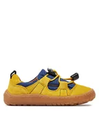 Buty dla dziewczynek - Froddo Sneakersy Barefoot Track G3130243-3 M Żółty - miniaturka - grafika 1