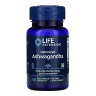 Suplementy naturalne - Life Extension Life Extension Optimized Ashwagandha wyciąg - 60 kapsułek LE00888 - miniaturka - grafika 1