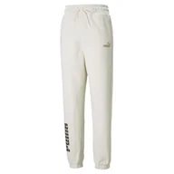 Dresy damskie - Spodnie dresowe damskie Puma Winterized ecru 84820273-S - miniaturka - grafika 1